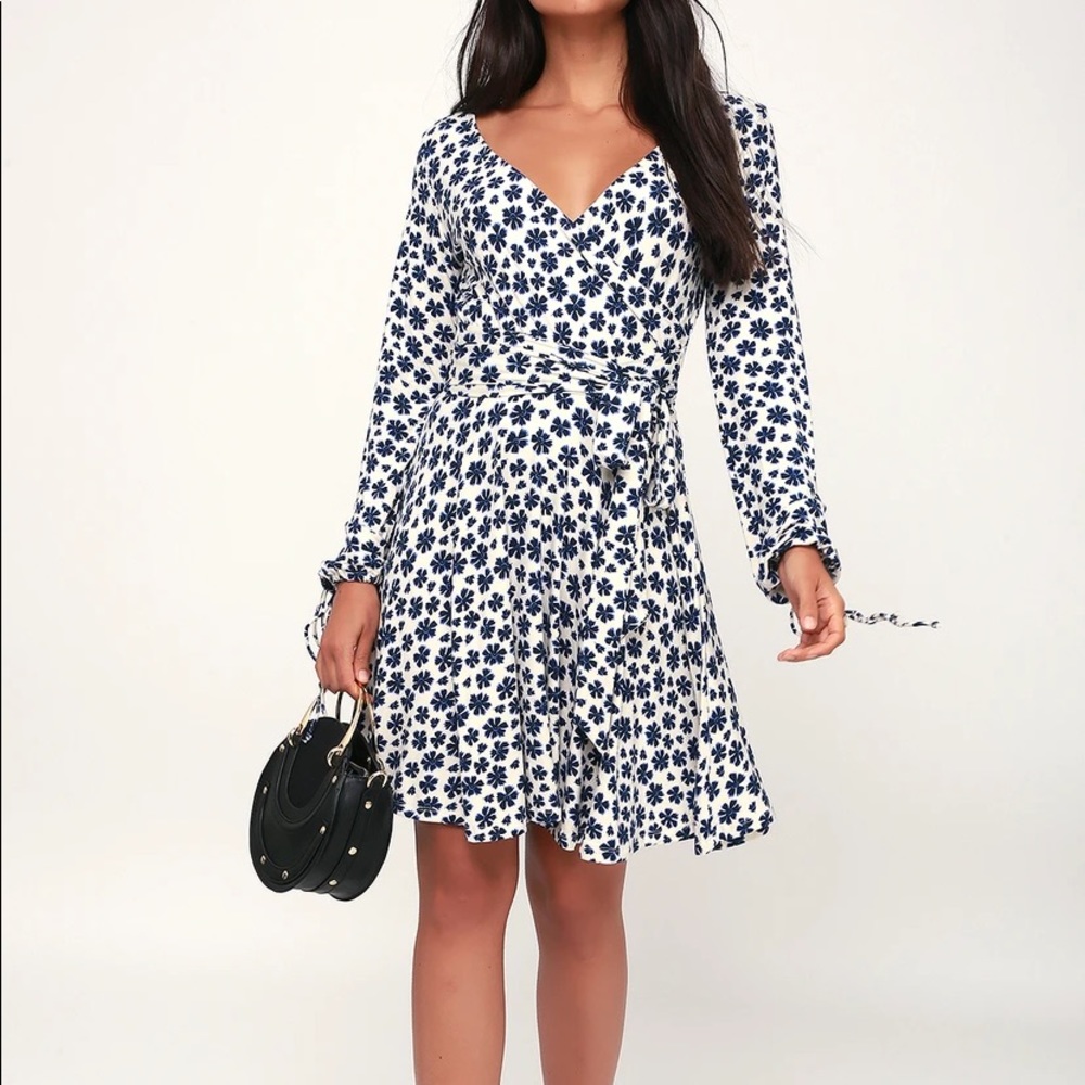 Free People Pradera Mini Wrap Dress - Picture 2 of 12